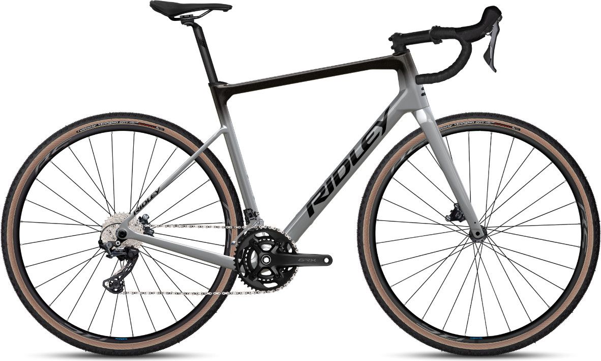 Gravel Bike Ridley Grifn Shimano GRX 11V 700 mm Grey Battleship Black  Taglia XL (193-203cm) Prodotto rigenerato