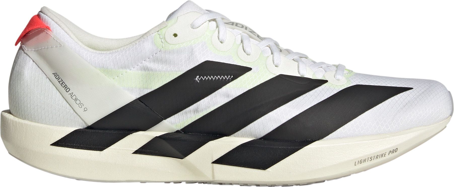 Adidas adizero Adios 9 White Black Men's Shoes | Alltricks.com
