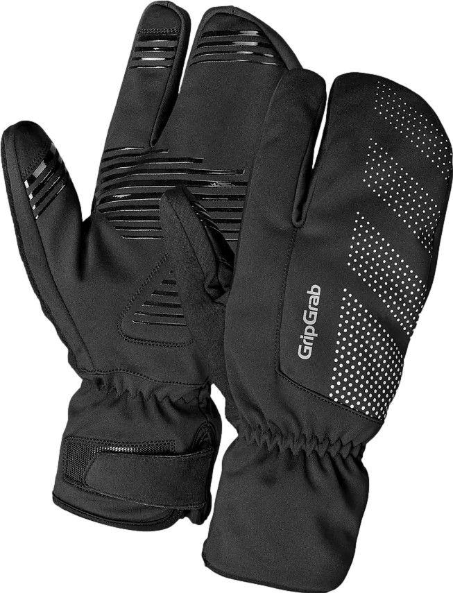 Gripgrab Ride Windproof Deep Winter Lobster Gloves Black