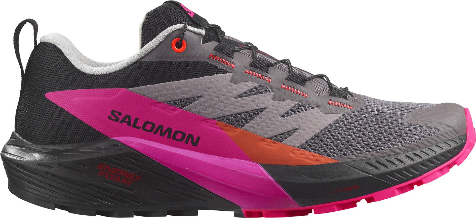 Salomon Women’s Sense Ride 4 Purple Gray Trail Hiking Running Sneaker Size US good 12