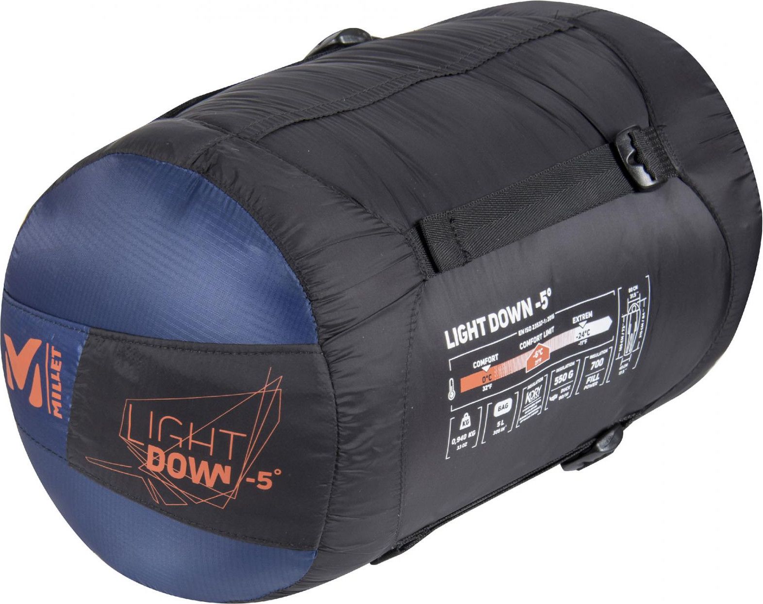 Millet LIGHT DOWN 5 Sleeping Bag Blue Alltricks