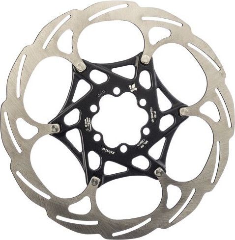 Disque de Frein Formula 2 Pièces 6 Trous Noir Argent