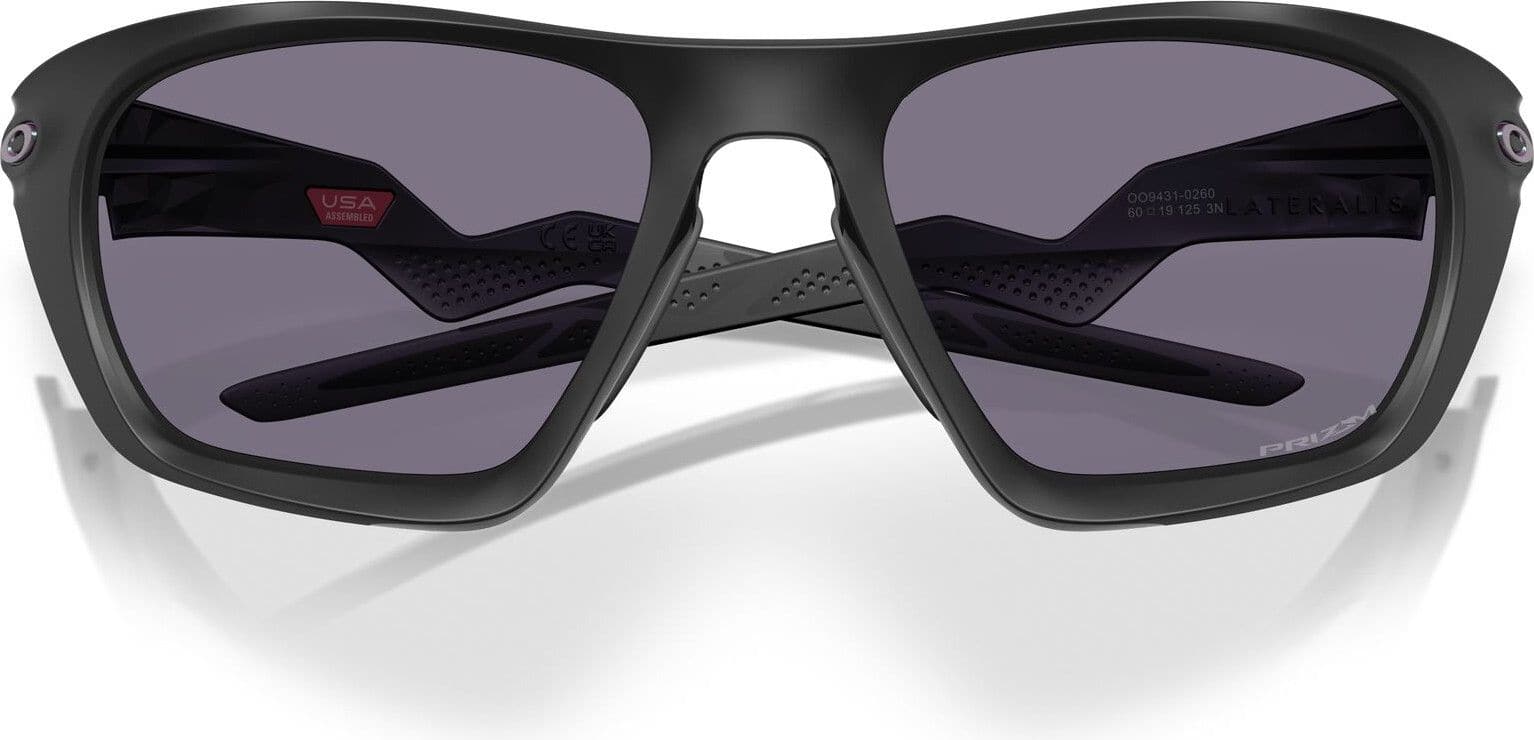 Oakley Lateralis Matte Black / Prizm Grey / Ref : OO9431-0260