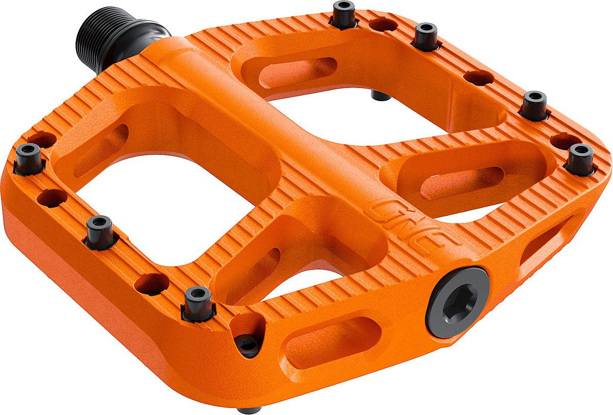 Pair of OneUp Small Composite Orange Pedals