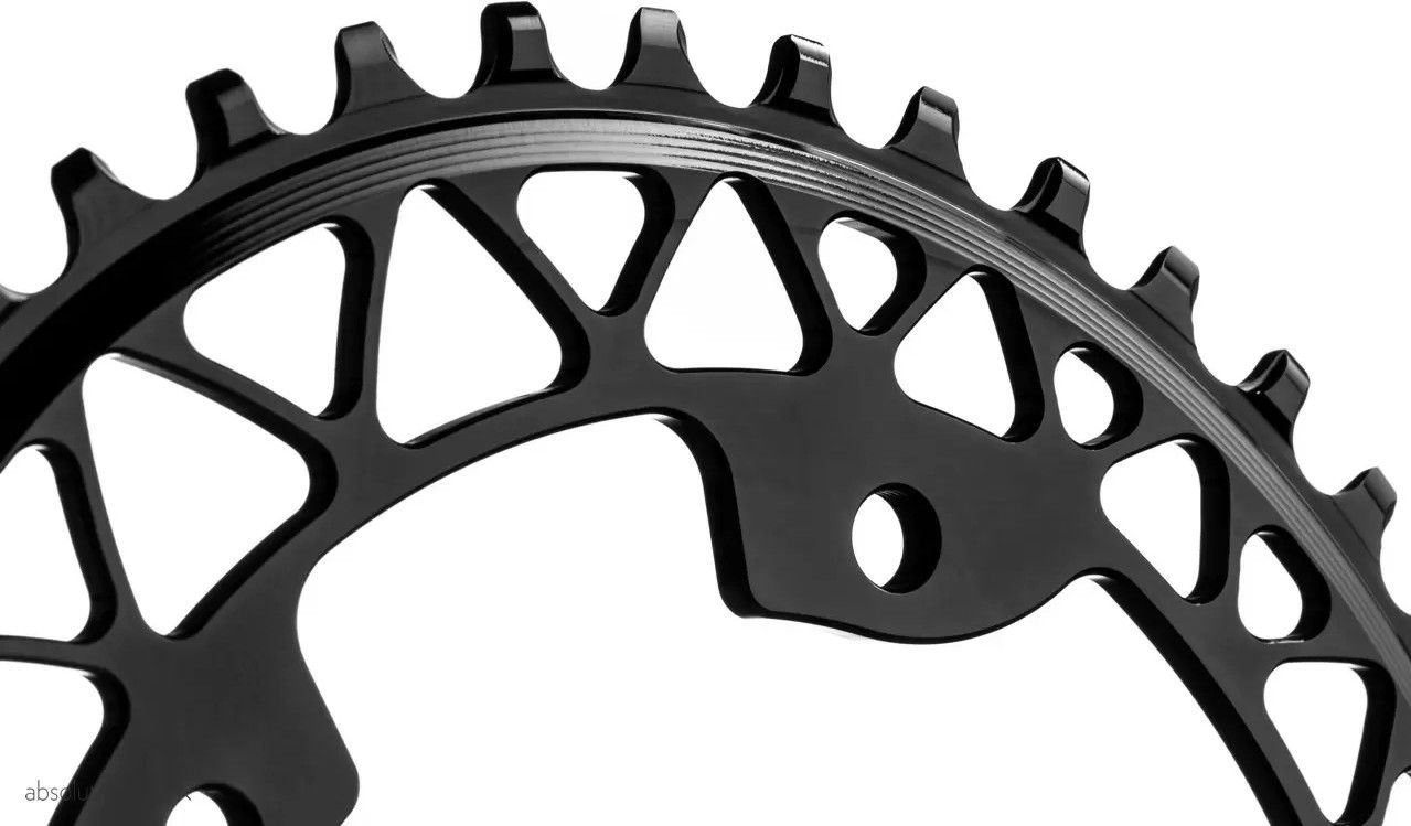 AbsoluteBlack Narrow Wide Oval Chainring Gravel 110/4 BCD 12