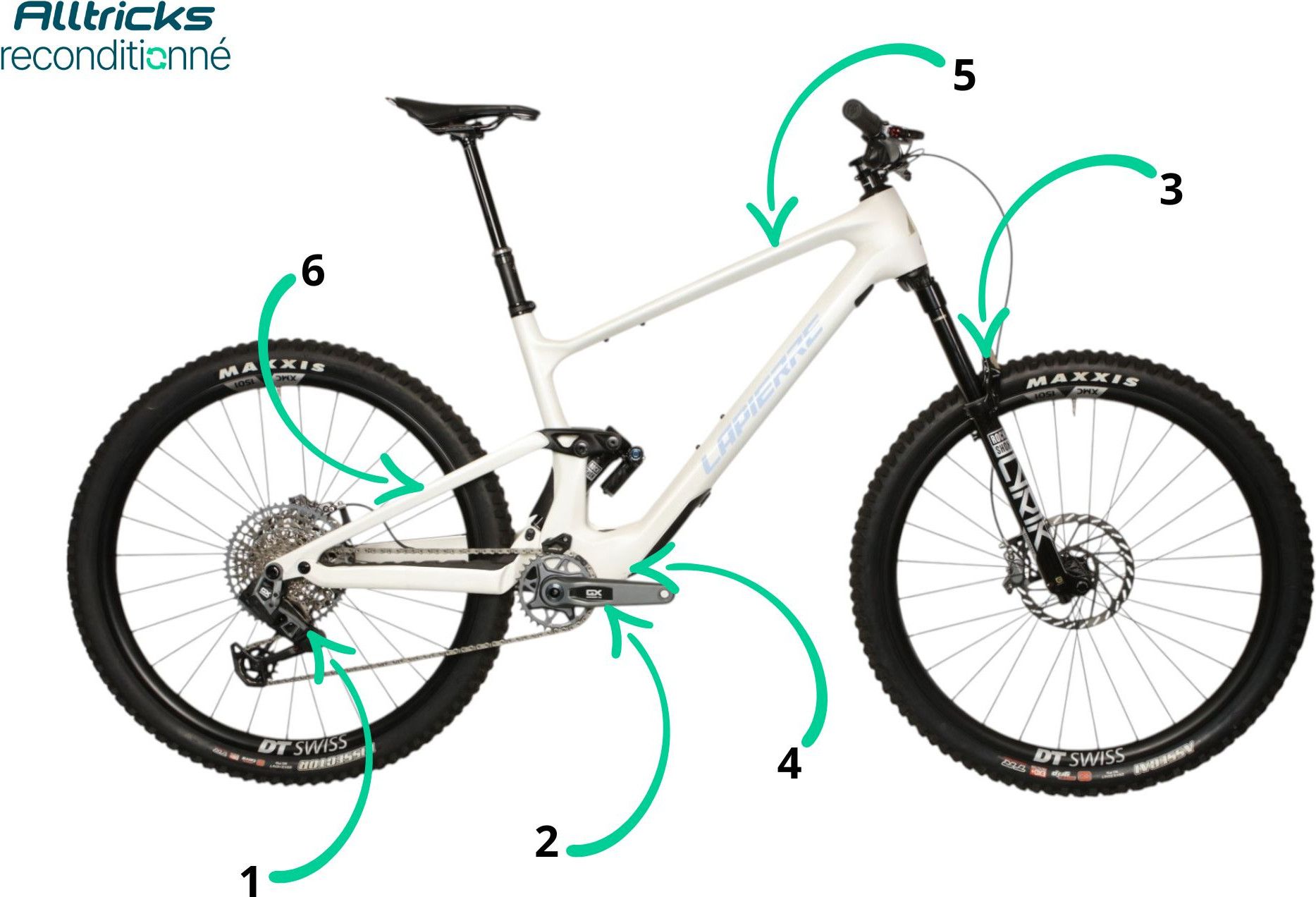 Lapierre Zesty CF 9.9 Full-Suspension Mountain Bike with SRAM 12