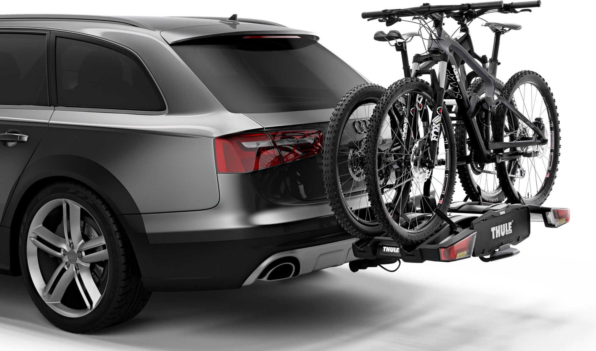 Thule EasyFold XT 2 Bike Hitch Ball Carrier 13 pin 933 Alltricks