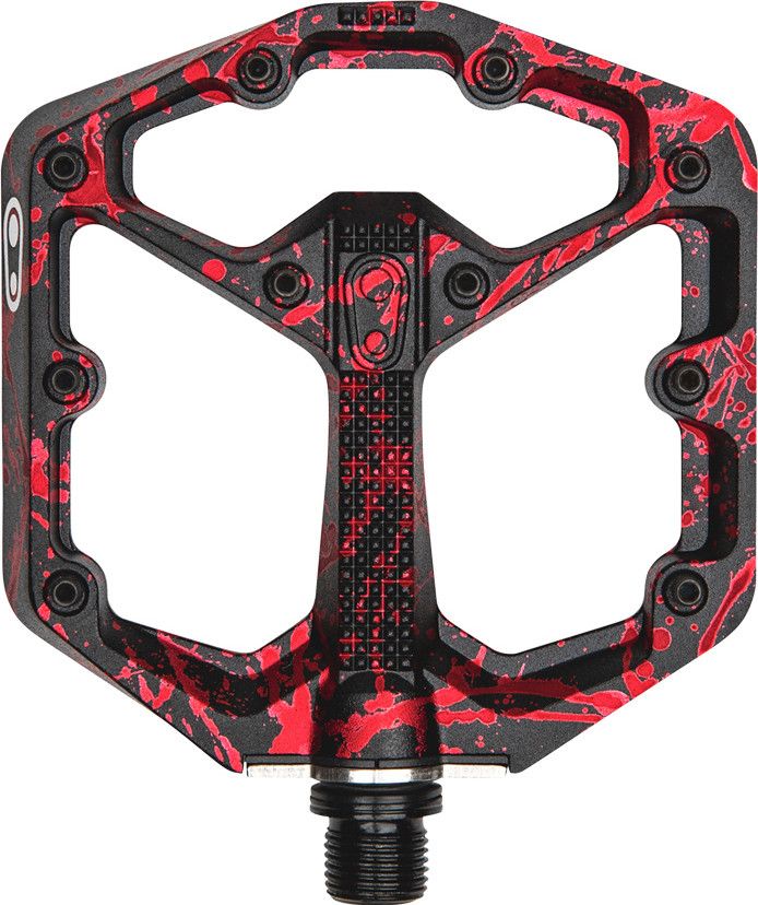 Crankbrothers Stamp 7 Small - Splatter Edition Red
