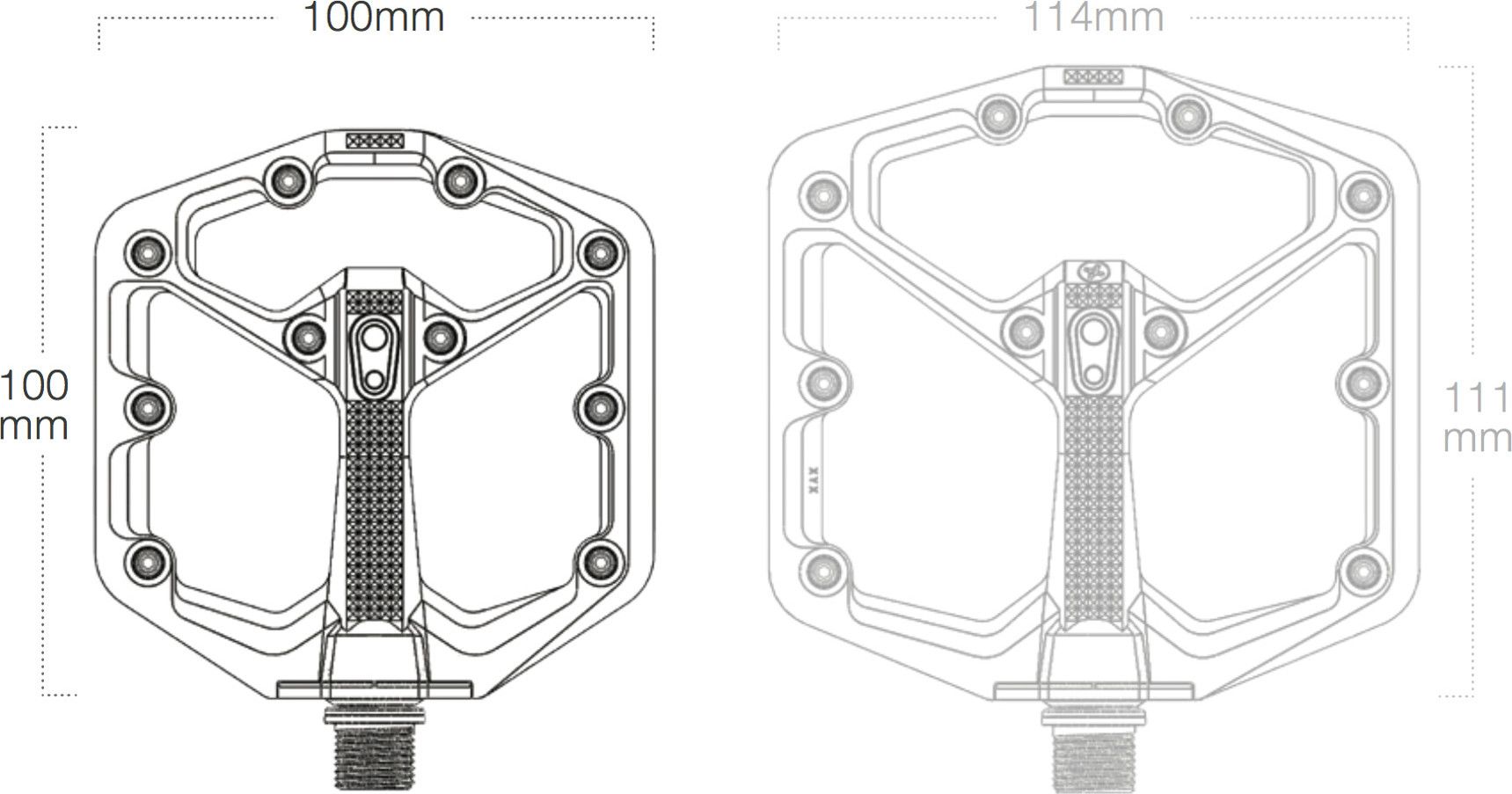 Crankbrothers Stamp 7 Small - Splatter Edition Red | Alltricks.com