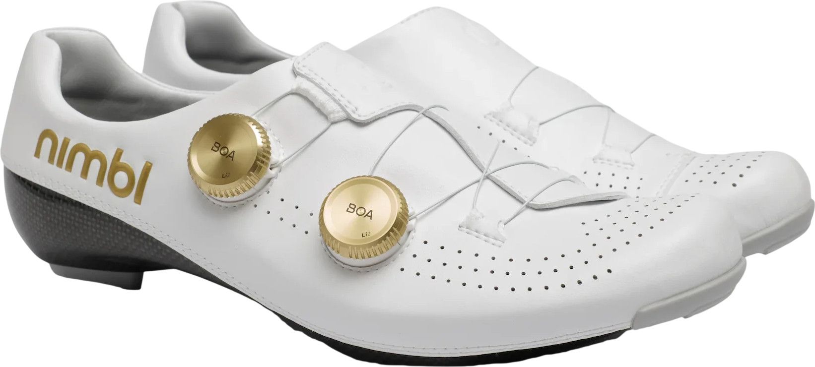 Nimbl Ultimate Glide Road Shoes White/Gold | Alltricks.com