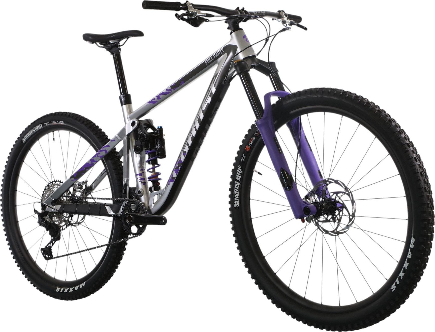 Ghost Riot Trail Full Party MTB Shimano Deore XT 12V 29' Silver 2021  Exhibition Bike