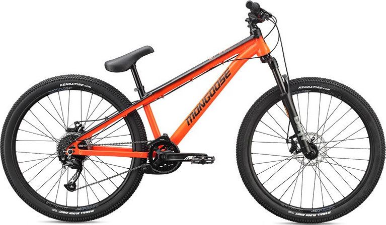 Mongoose mountain bike orange on sale