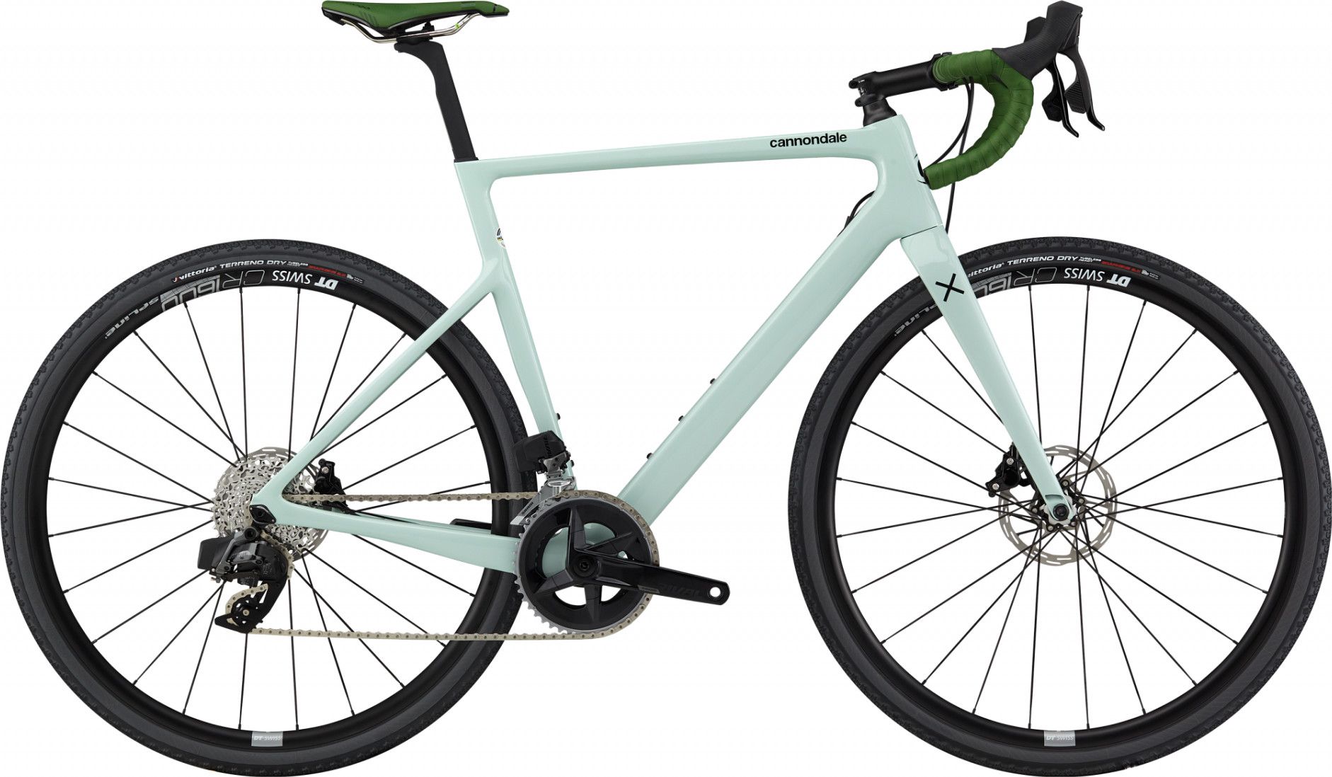 Vélo de Gravel Cannondale SuperSix EVO SE Sram Rival e-Tap AXS 12V 700 mm  Vert Cool Mint