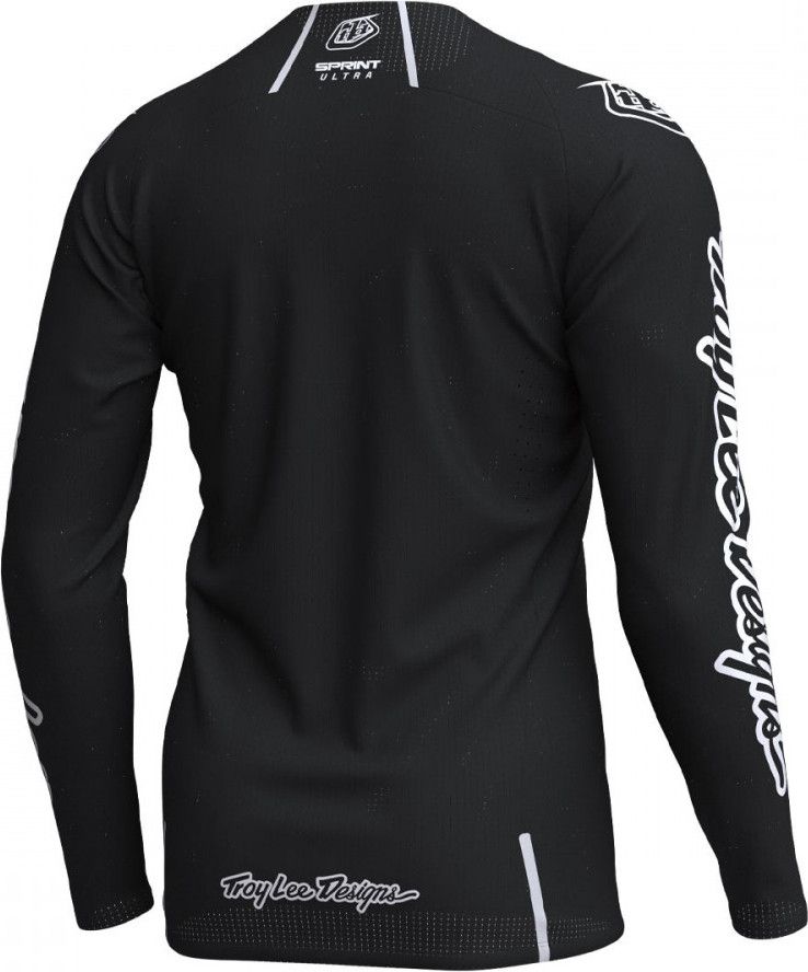 Troy Lee Designs Sprint Ultra Black Long-Sleeve Jersey | Alltricks.com