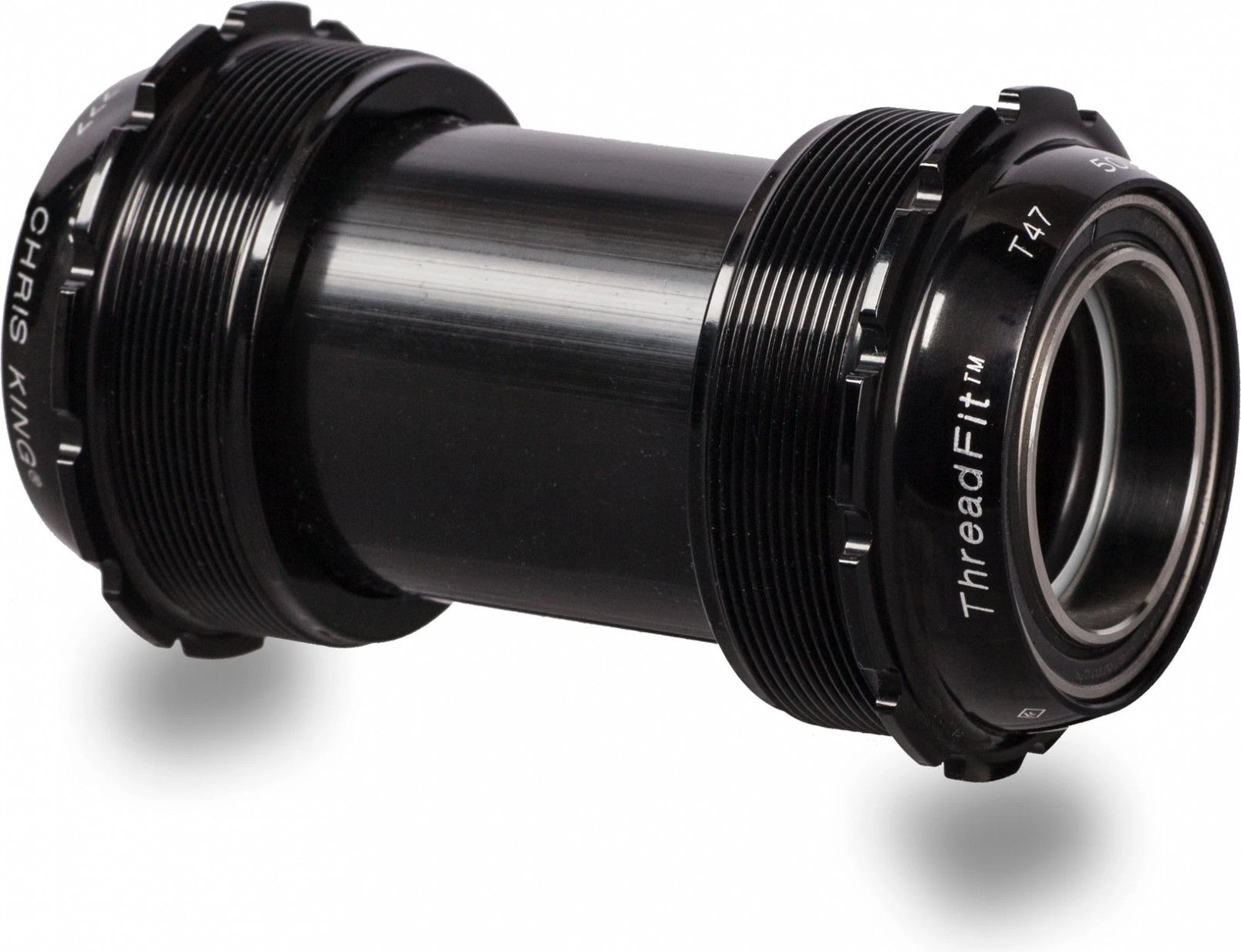 しかぱぱCHRIS KING Thread Fit T47 24i BB Chris King Threadfit T47 24x 68 / 73mm Bottom Bracket Matte Jet