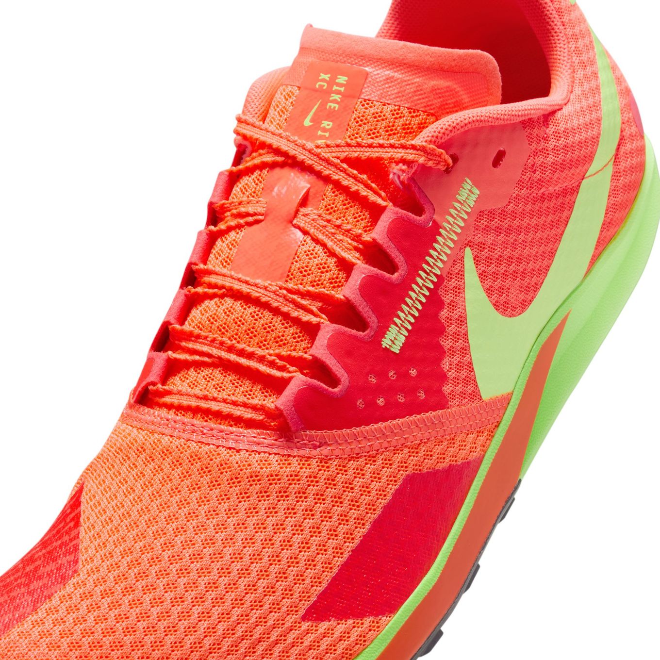NEW NIKE men\'s zoom rival xc 6 shoe in bright crimson/vapor green Nike Zoom Rival XC 6 600 Bright Crimson/Vapor GreenBlack main image 3