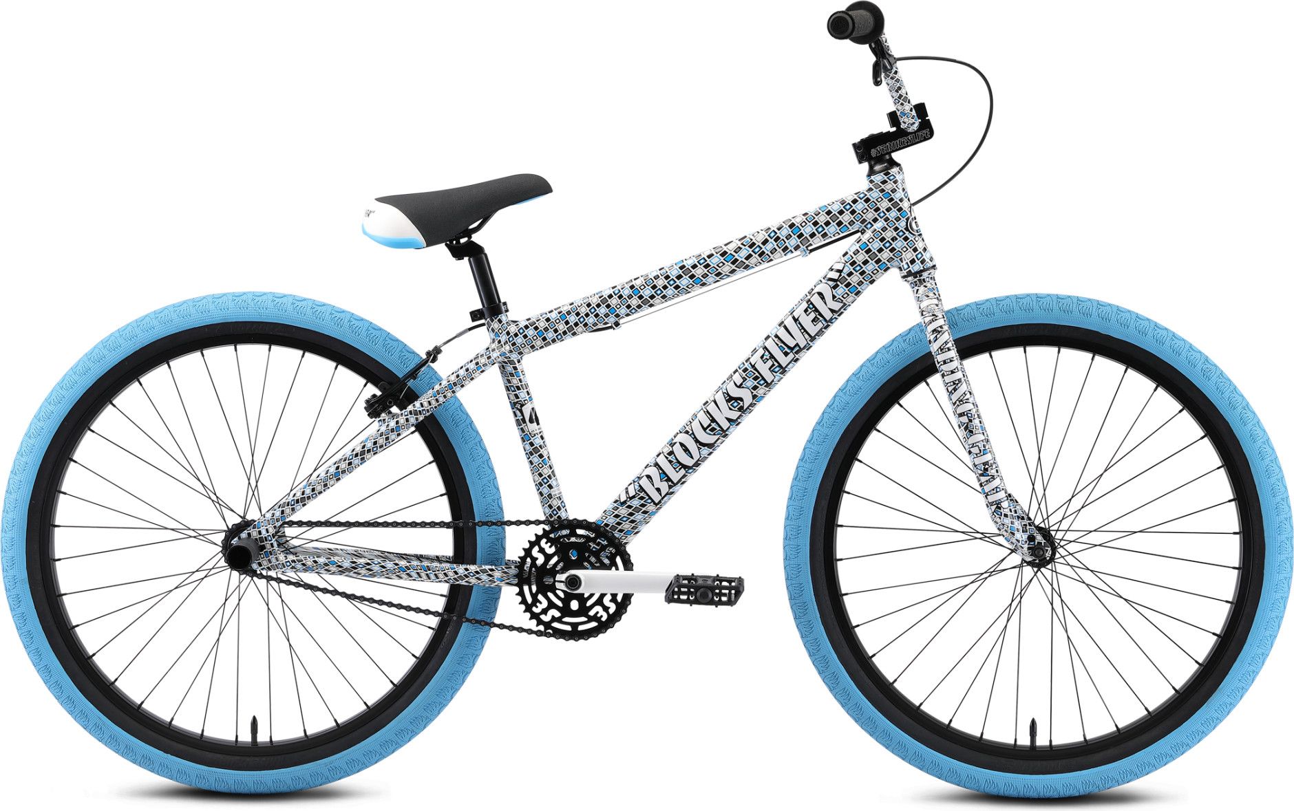 Blue and white se bike sale