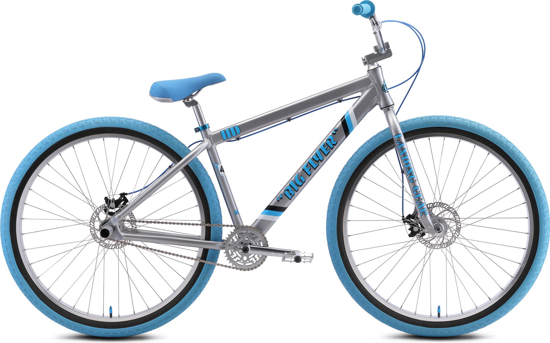 Wheelie Bike SE Bikes Big Flyer HD 29 Silver Blue Alltricks