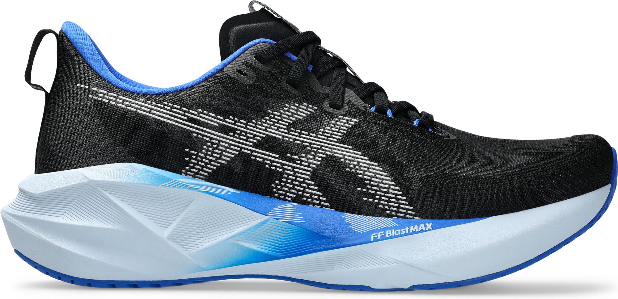 Asics Novablast Laufschuhe Schwarz/Blau Herren
