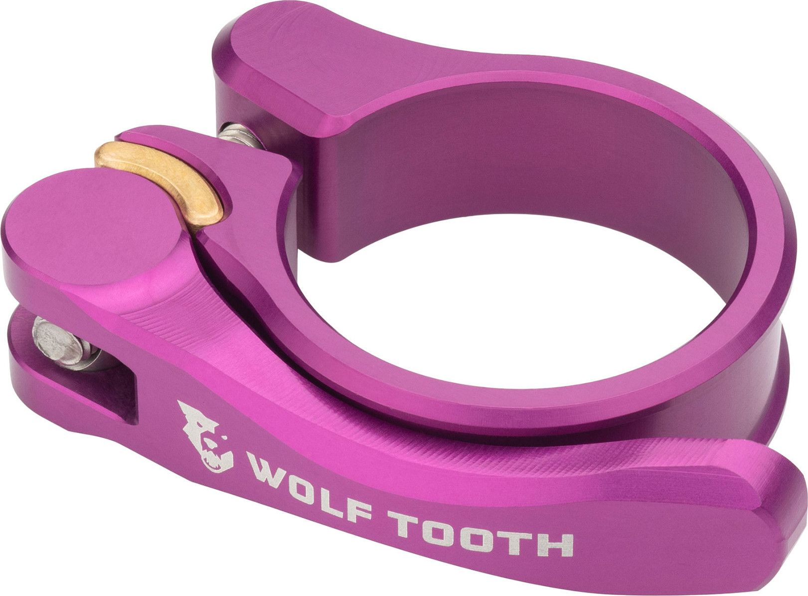 Collier De Selle De Vélo Double Couche En Alliage Aluminium - Diamètre 31.8/34.9mm, Léger, Couleur Violet - 6
