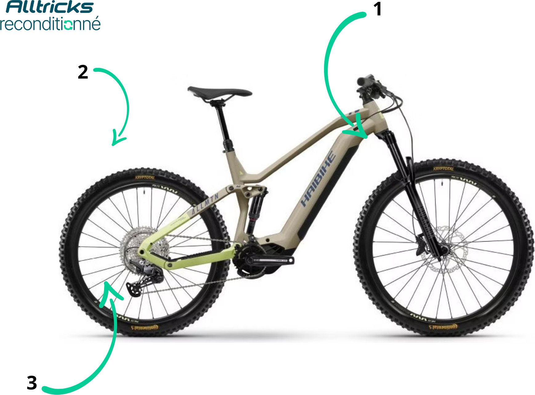 Haibike AllMtn Electric Full Suspension MTB Shimano Deore 12V
