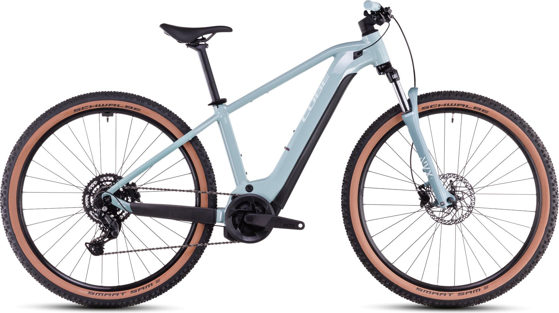 Cube Reaction Hybrid Performance 625 Electric Hardtail MTB Shimano Cues 9S  625 Wh 29'' Sky Light Blue 2025