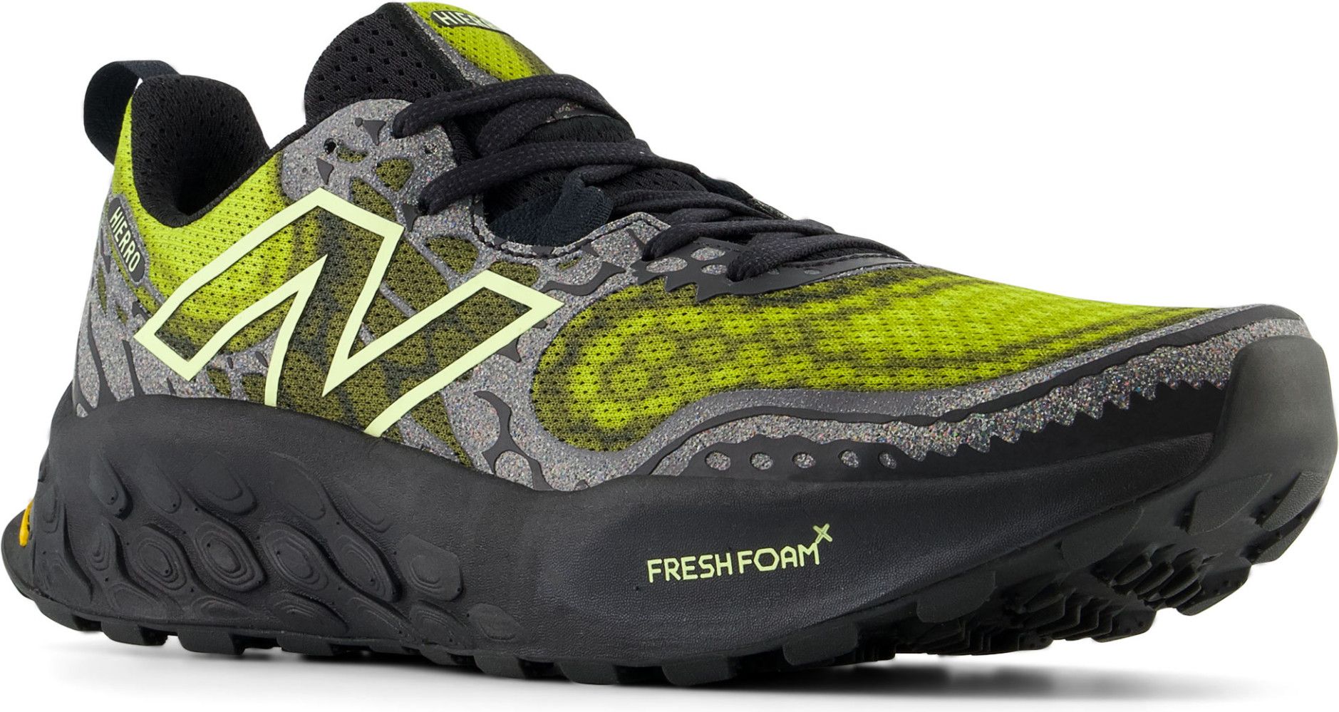 New Balance Fresh Foam X Hierro v8 Black Yellow Men s Trail Shoes Alltricks