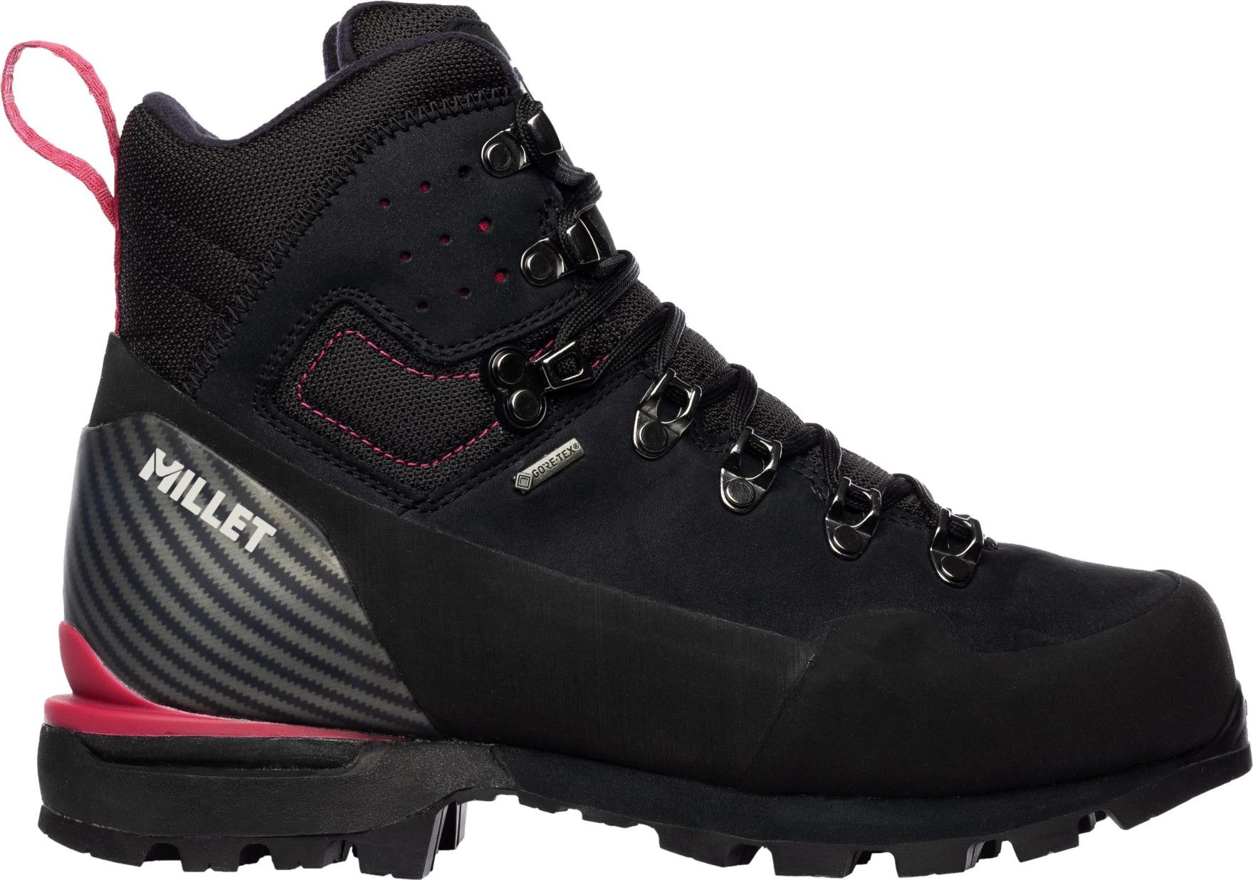 Damen-Wanderschuhe Millet G Trek Gore-Tex Schwarz/Pink