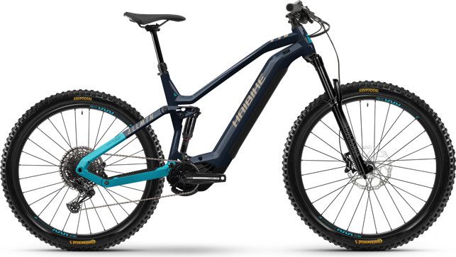 Haibike AllMtn 2 29 27.5 Sram SX Eagle 12v 720 Wh Blue Cyan 2024 All Suspension Electric Mountain Bike Alltricks