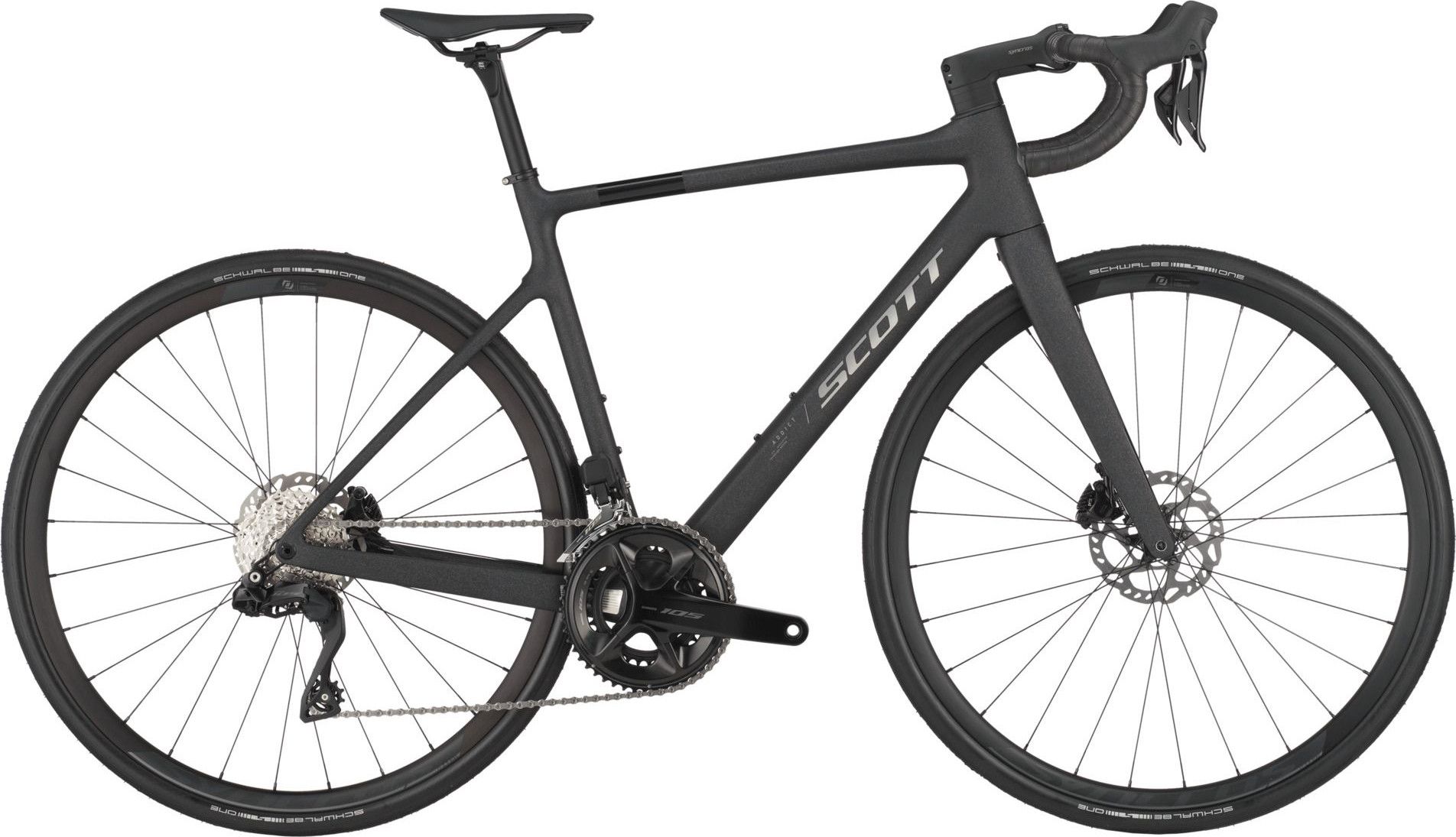 Scott Addict 40 Road Bike Shimano 105 Di2 12S 700 mm Grey