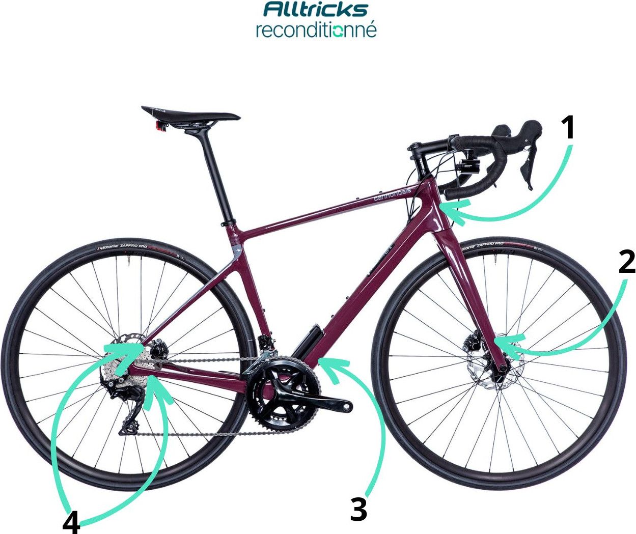 Cannondale Synapse Carbon 3 L Shimano 105 11V 700 mm Cherry Red 2022 Road Bike Alltricks