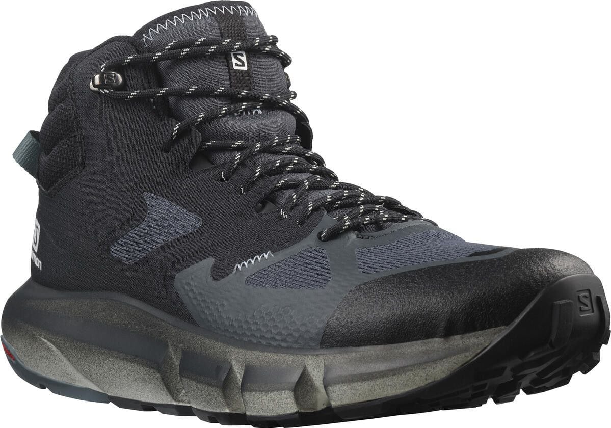 Botas De Senderismo Salomon Predict Hike Mid GTX Negras Gris Hombre |  Alltricks.es