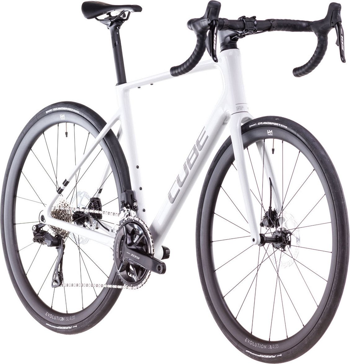 Cube Attain C:62 SLX Road Bike Shimano 105 Di2 12S 700 mm Cotton