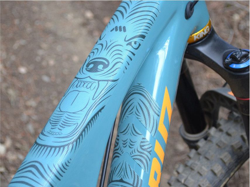 Pneus et jantes,Autocollant de Protection pour cadre de vélo vtt,bande