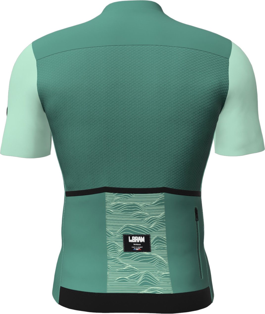 Ensemble de maillot de cyclisme pour homme à manches courtes, fermeture éclair intégrale, évacuation de l'humidité, respirant, séchage rapide, chemise de vélo avec short rembourré 9D WAITAO (couleur