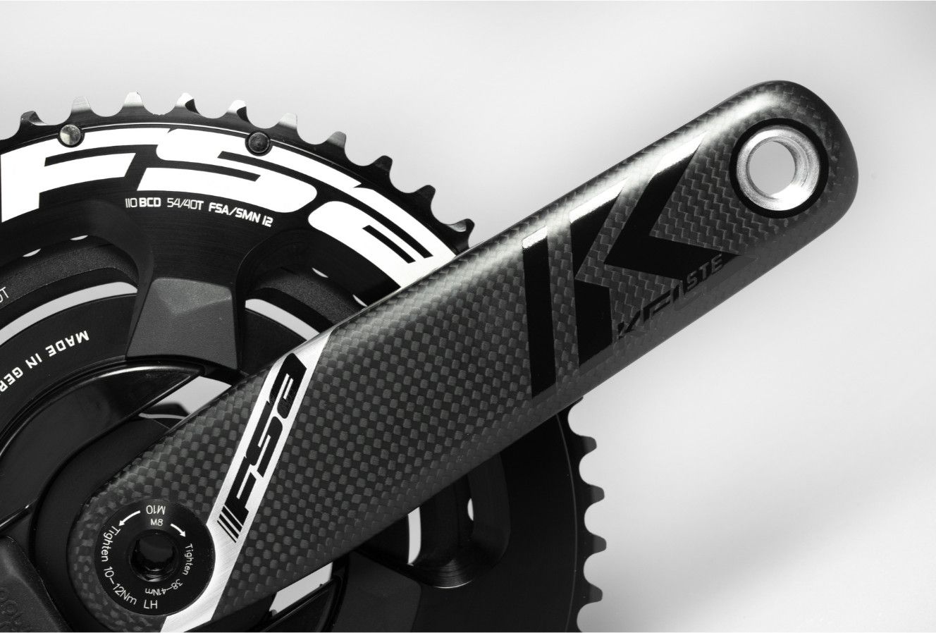 FSA Powerbox K-Forceカーボン 172.5 50/34 12s FSA Powerbox K-Force Team Edition 50/34-Tooth 12V Black Crankset