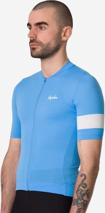 Rapha Core Lightweight Jersey Blue/White Men's short sleeve jersey