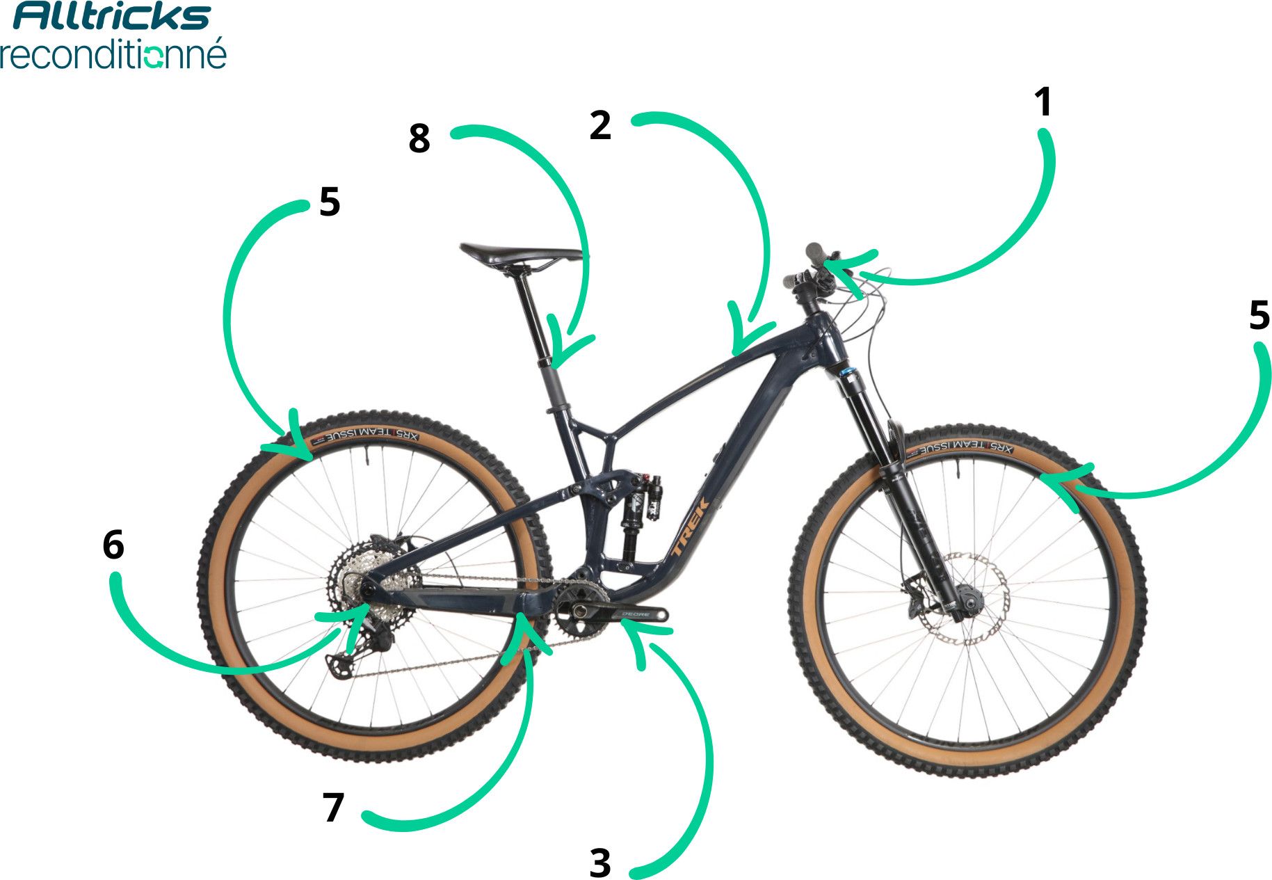 Trek Fuel EX 8 XT 6th Gen Shimano XT 12v 29