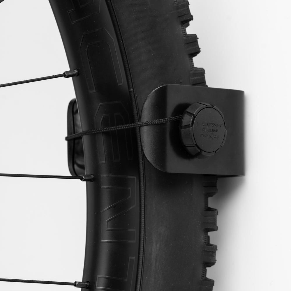 Hornit Clug Pro MTB Wall Mount Bike Rack 44 57mm 1.75 2.25 Black Alltricks