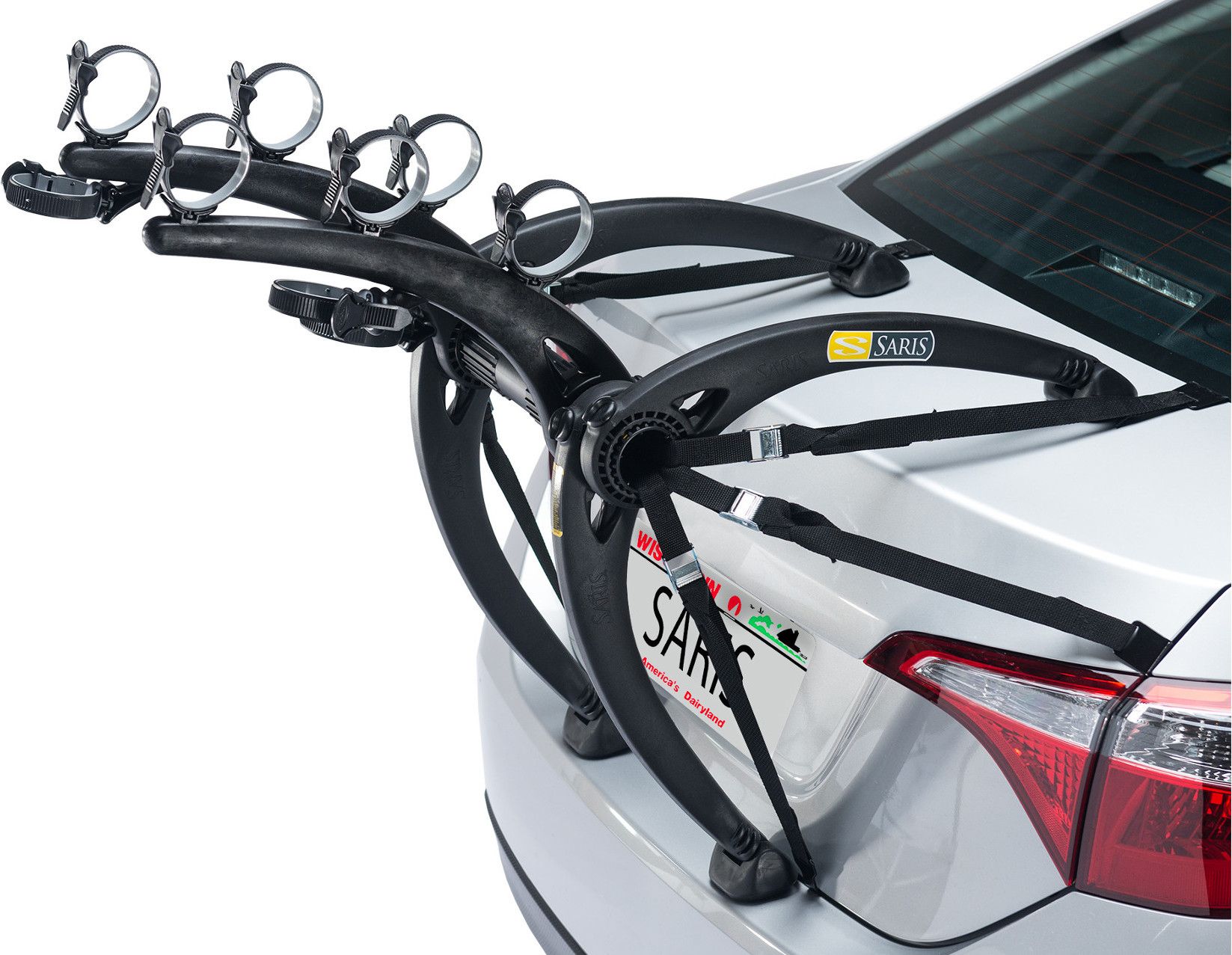 SARIS Porte-Vélo BONES Pour 2 Vélos Pour Hayon Noir