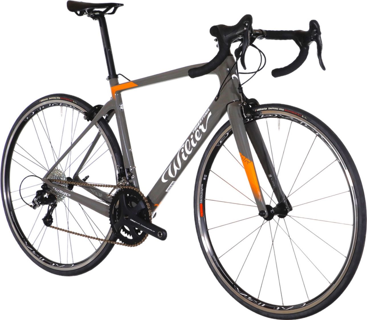 Wilier Triestina GTR Team Road Bike Campagnolo Centaur 11S 700 mm Grey Orange 2023 Alltricks