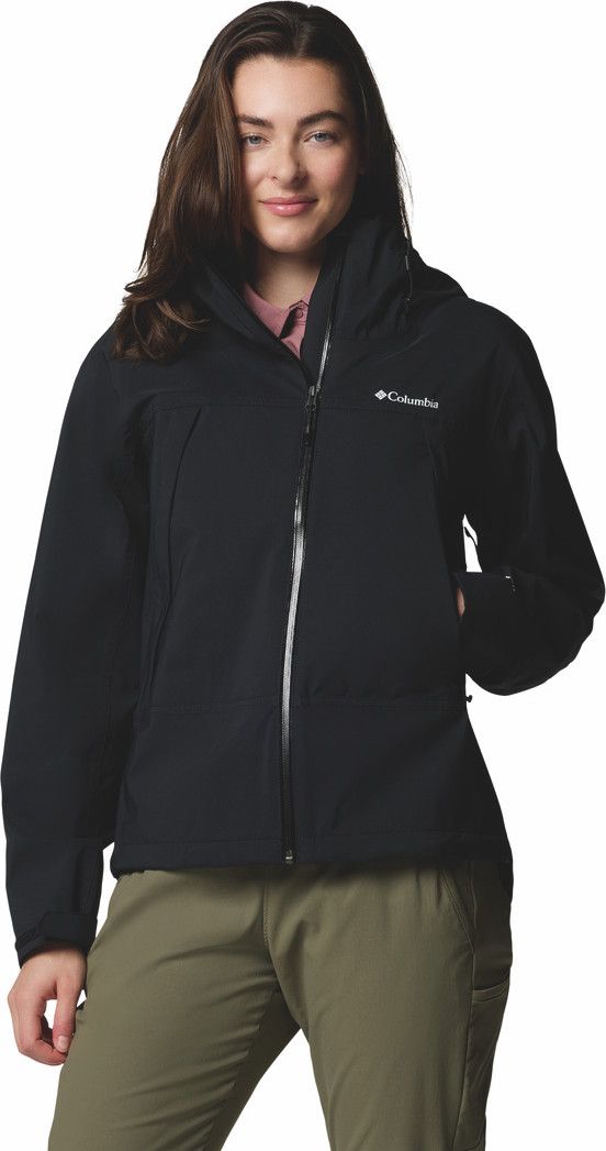 (取寄) コロンビア レディース ボウルダー フォールズ ジャケット Columbia women Boulder Falls Jacket Black Columbia Boulder Falls Women's Waterproof Jacket Black | Alltricks.com