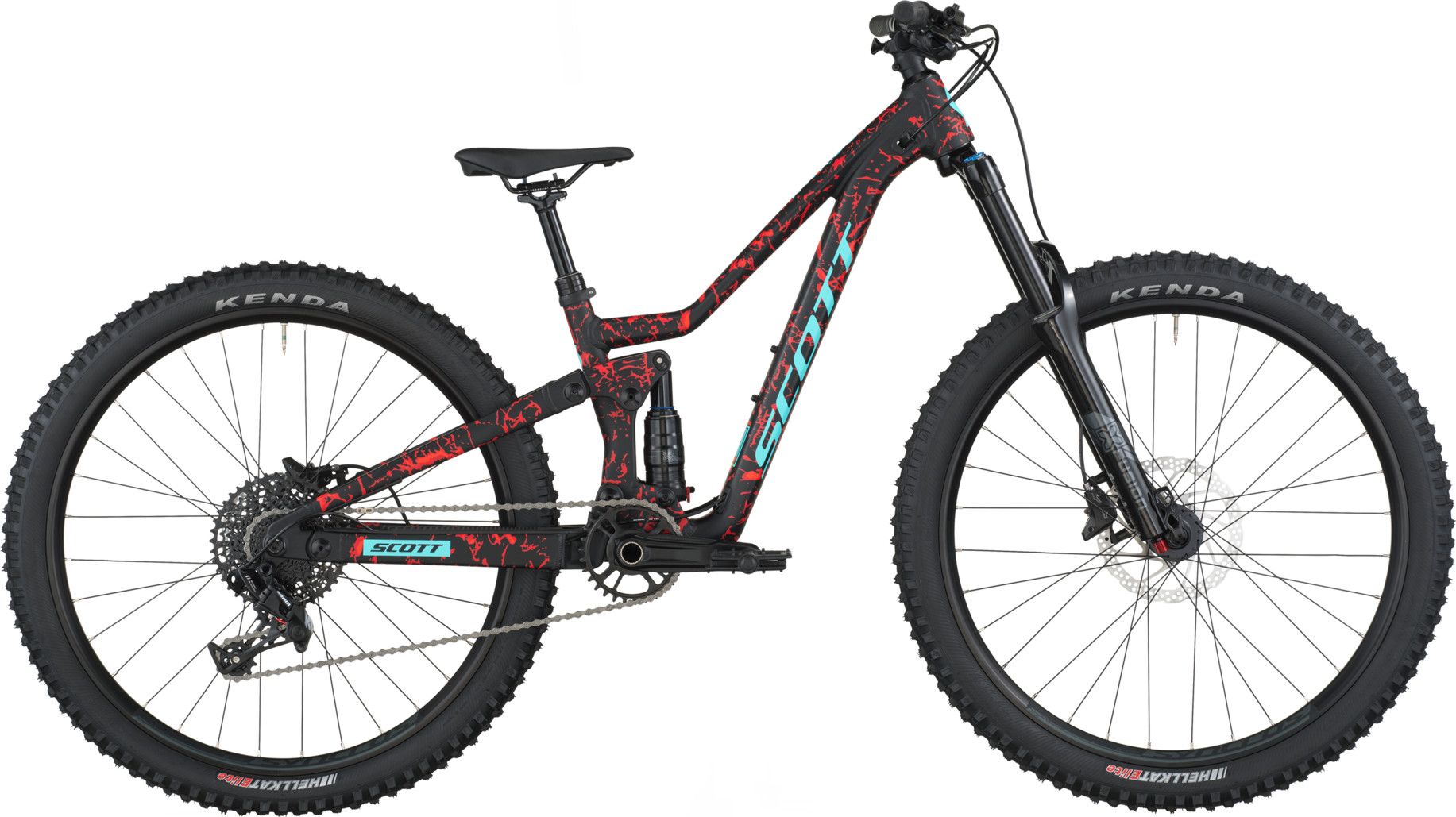 VTT Enfant Tout-Suspendu Scott Ransom 600 Sram NX 11V 26'' Rouge