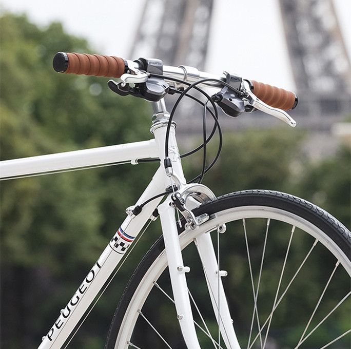 Peugeot LR01 City Bike Shimano Claris 8S 2018 White