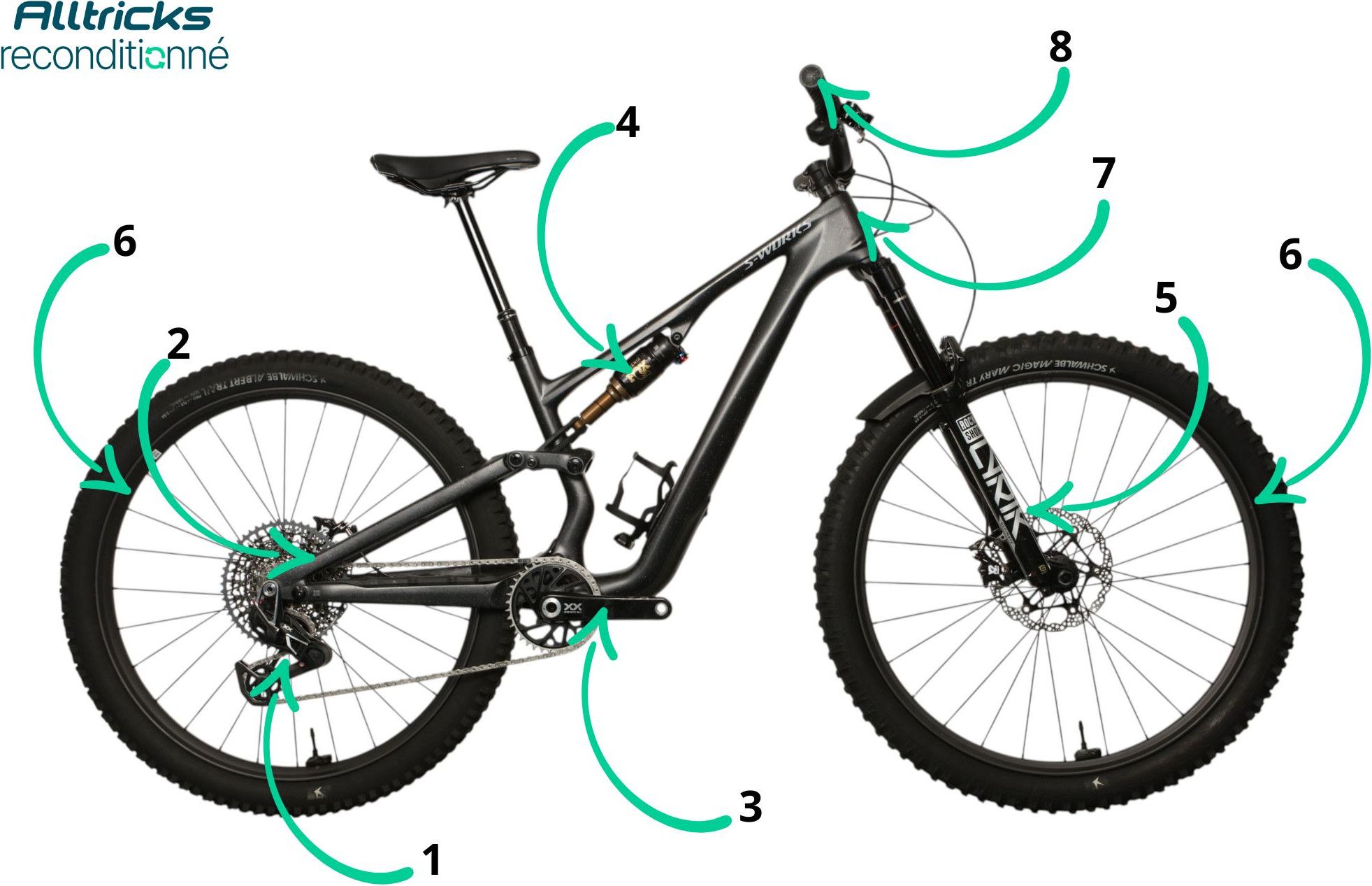 Specialized Stumpjumper S-Works Full-Suspension Mountain Bike with
