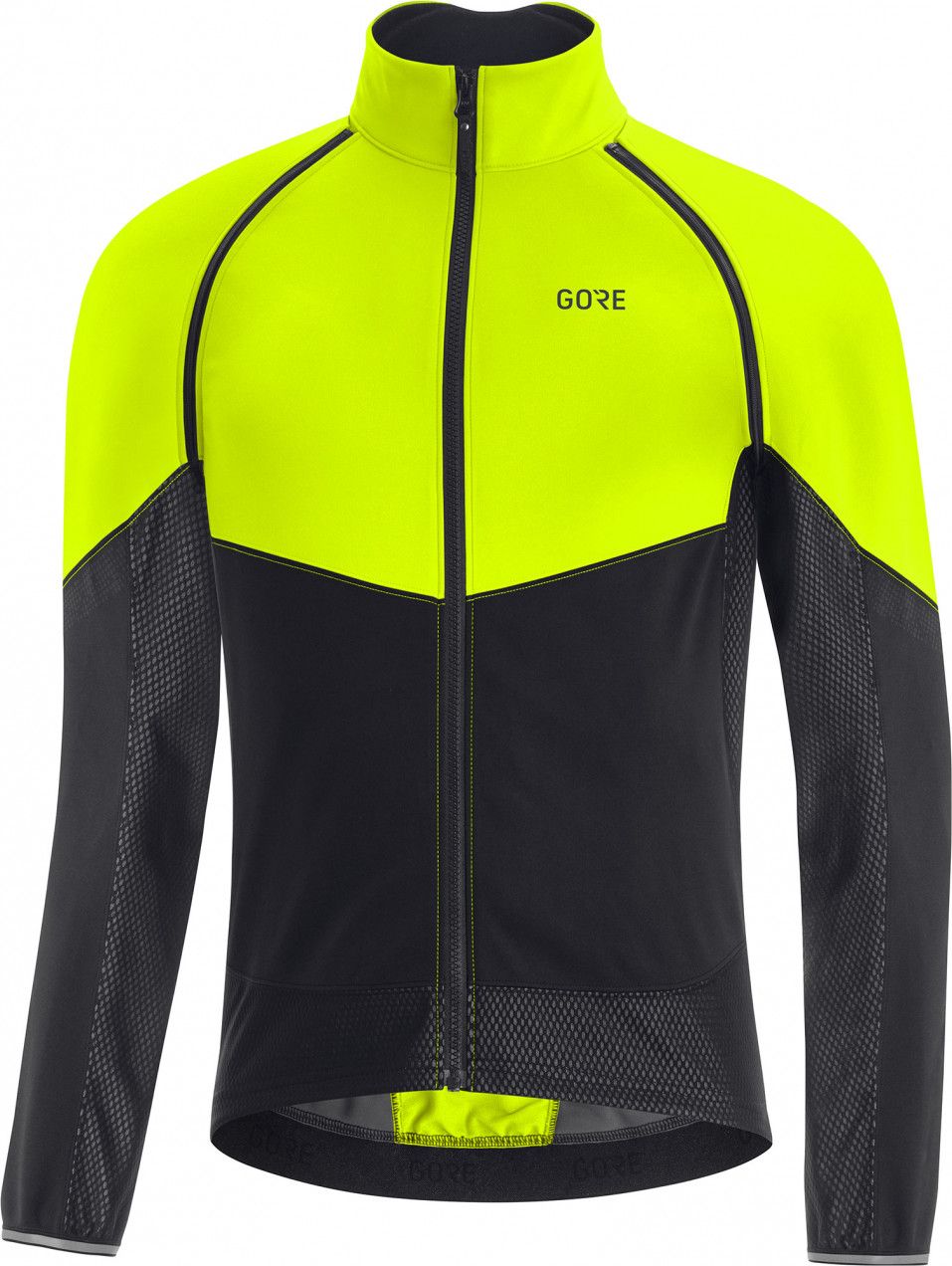 Gilet Coupe-vent Gore Bike Wear Homme – Jaune – Taille L – Cyclisme