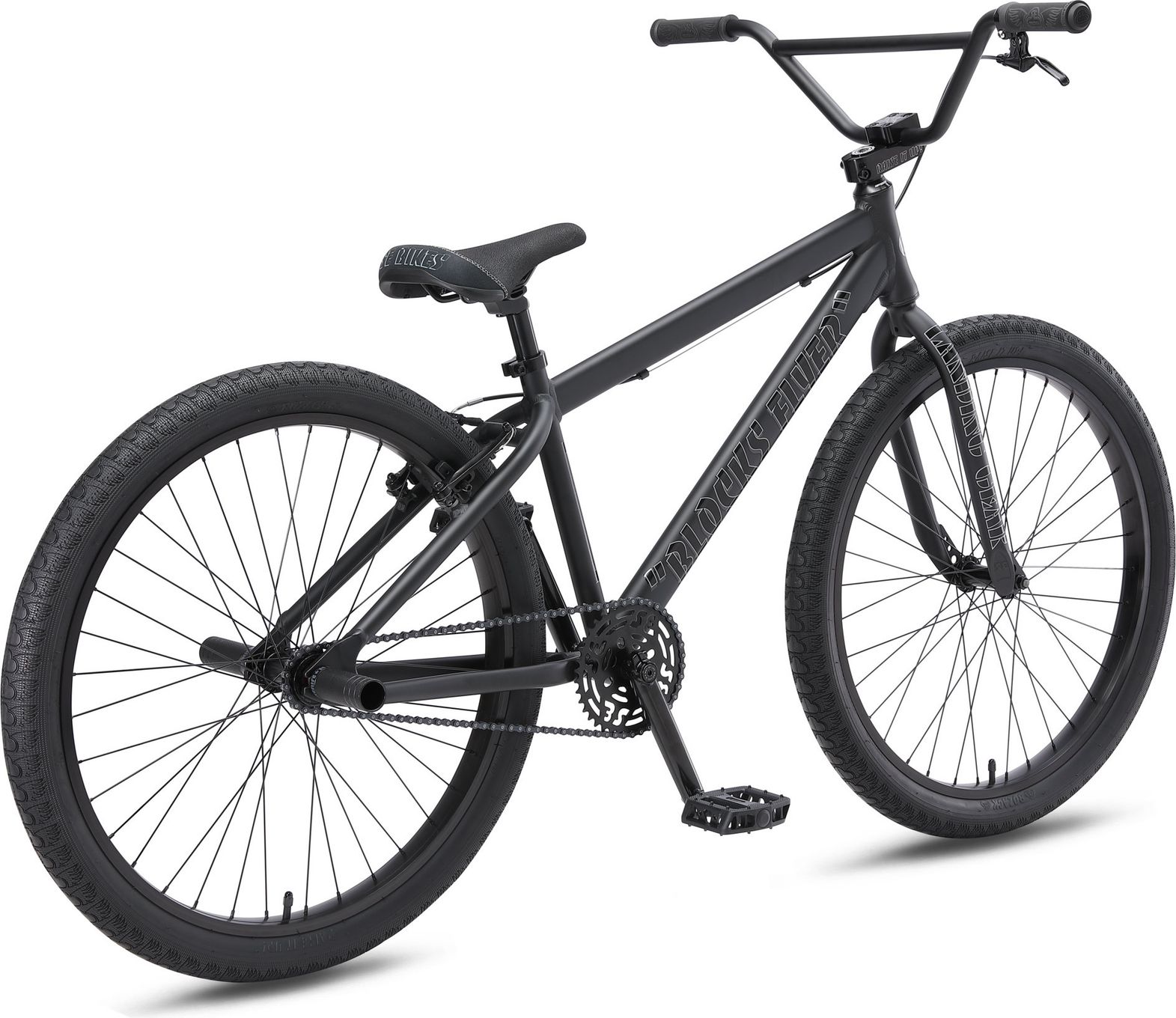 SE Bikes Blocks Flyer 26'' Wheelie Bike Matte Black | Alltricks.com