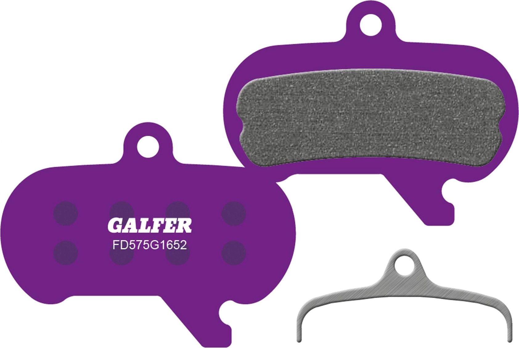 GALFER Plaquettes De Frein Sram Level/T/TL E-Bike - G1652 Violet - Freinage Puissant Velo Electrique