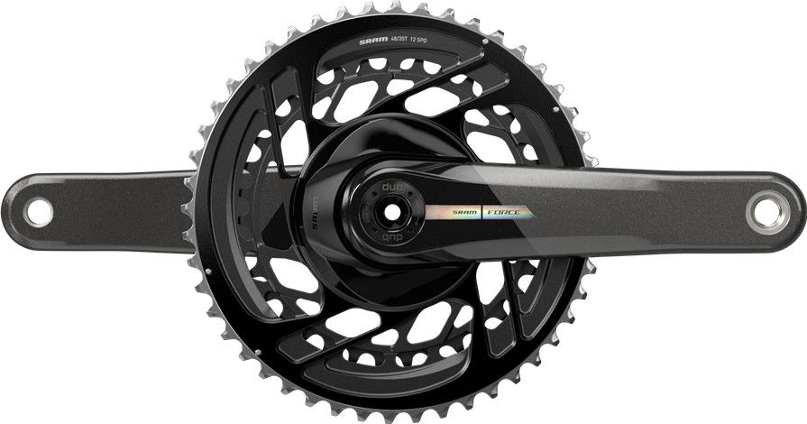 Sram Force D2 DUB crankset 50-37 Teeth 2x12V Black (Without Case