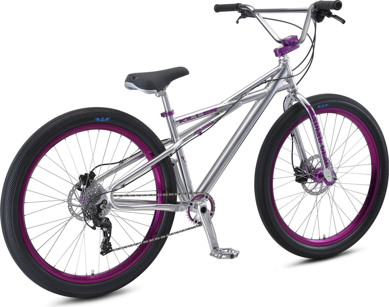 Wheelie Bike SE Bikes Killer Quad 27.5 Silver Violet Alltricks
